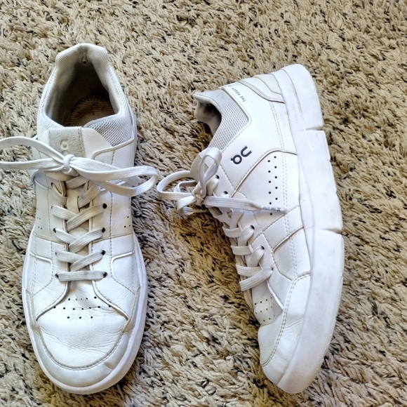 AS IS On Roger White Leather Athletic Shoes Men's Sz 85